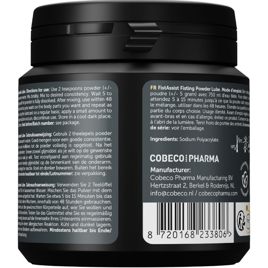 Cobeco Fist Assist Lubrificante in Polvere 135g Body-Safe - immagine 2