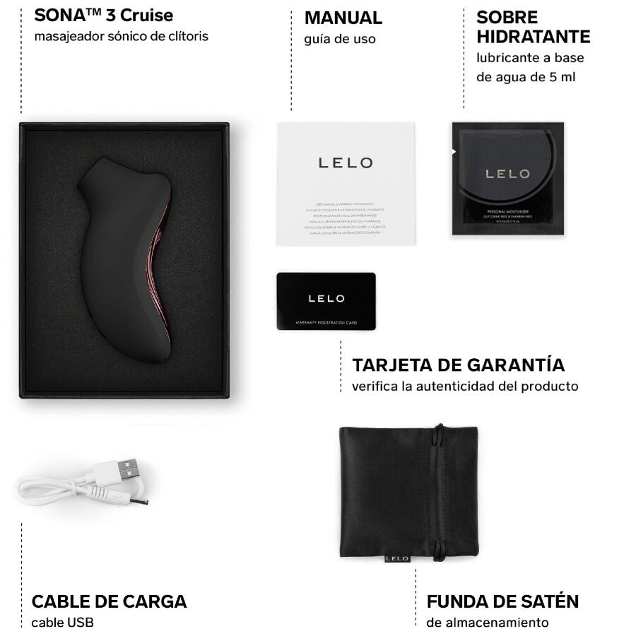 LELO SONA 3 Cruise Stimolatore Sonico Premium Nero - immagine 5