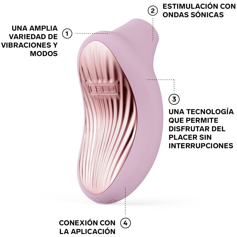 LELO SONA 3 Cruise Stimolatore Sonico Premium Rosa Chiaro - immagine 4