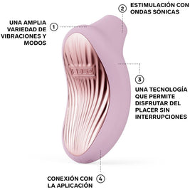 LELO SONA 3 Cruise Stimolatore Sonico Premium Rosa Chiaro - immagine 4