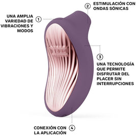 LELO SONA 3 Cruise Stimolatore Sonico Premium Prugna - immagine 4