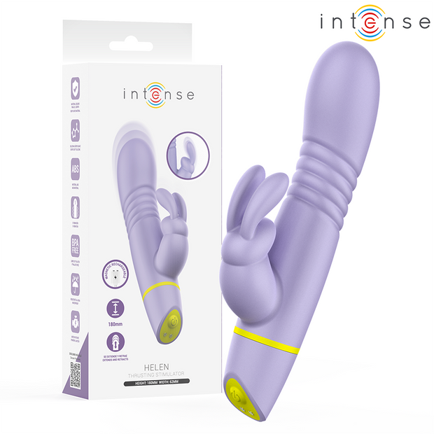 Intense Helen Rabbit Vibratore Doppio in Silicone Premium