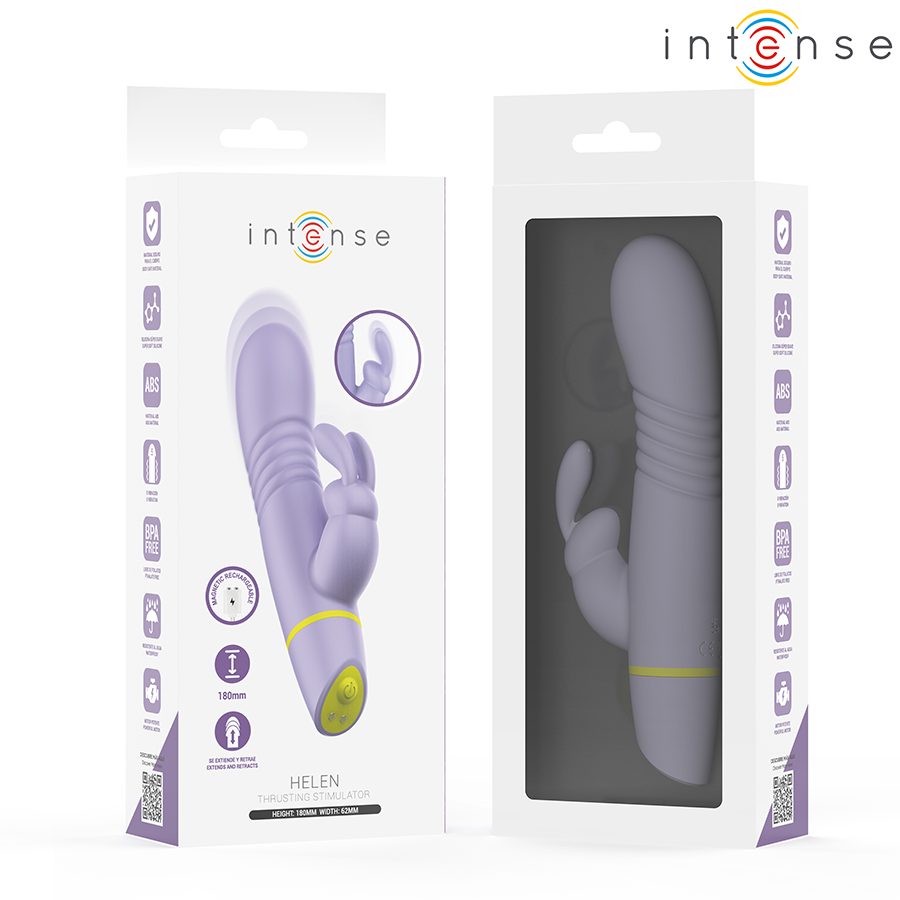 Intense Helen Rabbit Vibratore Doppio in Silicone Premium - immagine 4