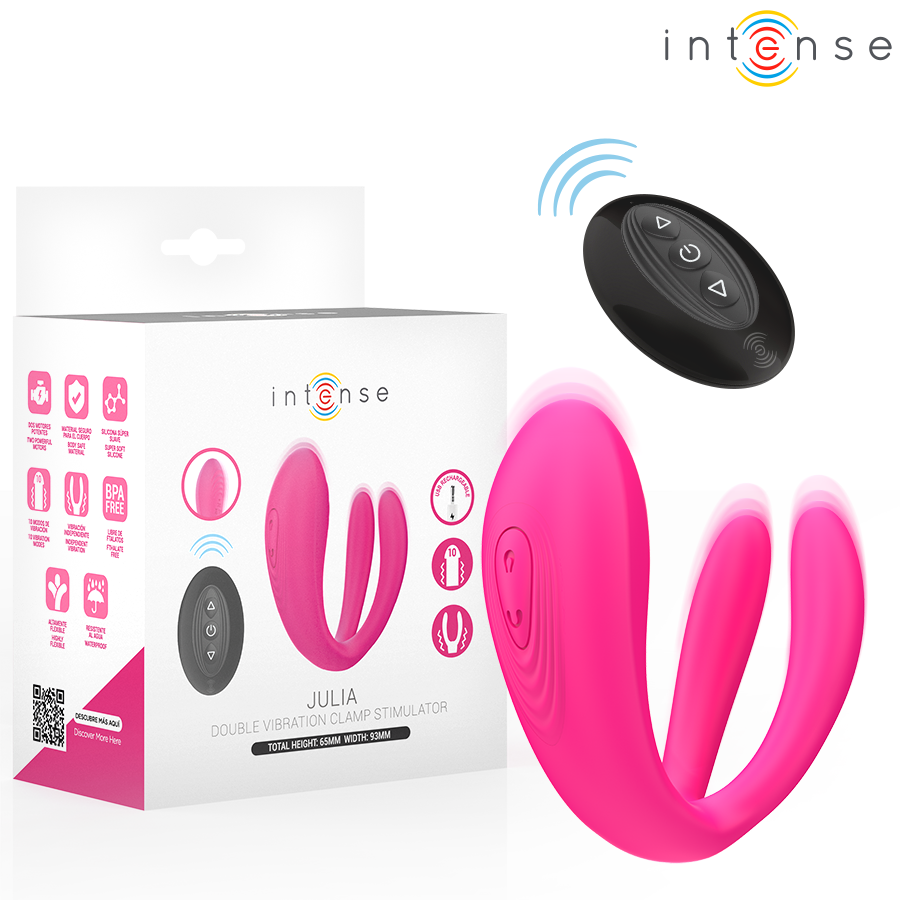 Control Intense Julia Stimolatore Doppio con Telecomando Premium