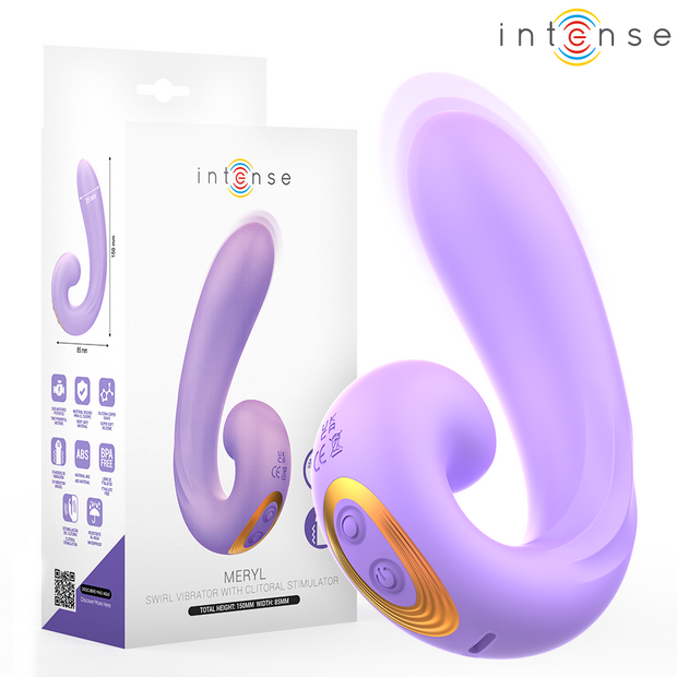 Intense Meryl Stimolatore Clitorideo Doppia Vibrazione Premium
