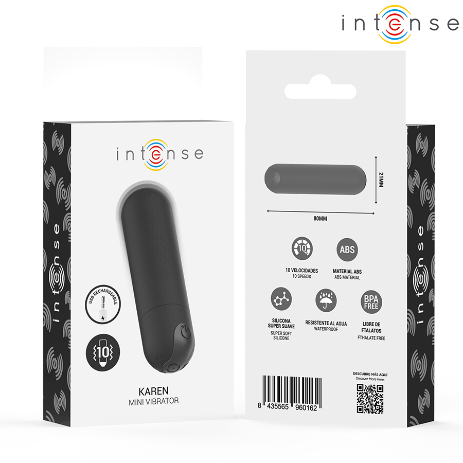 Fun Toys Intense Karen Mini Proiettile Vibrante Ricaricabile - immagine 7