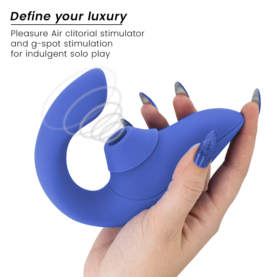 Womanizer Blend Rabbit Vibrator Stimolatore in Blu Vibrante - immagine 3