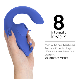 Womanizer Blend Rabbit Vibrator Stimolatore in Blu Vibrante - immagine 5