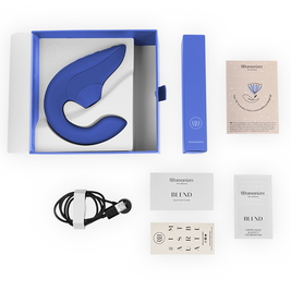 Womanizer Blend Rabbit Vibrator Stimolatore in Blu Vibrante - immagine 6