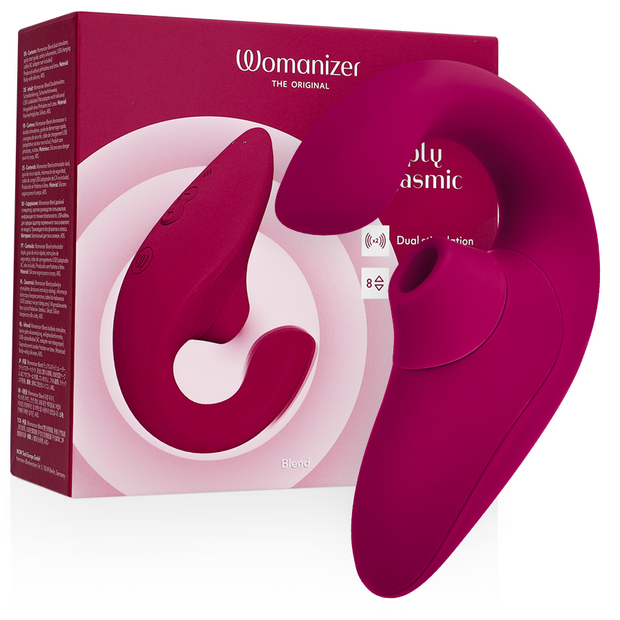 Womanizer Blend Rosa Vibrante Stimolatore Doppio Premium