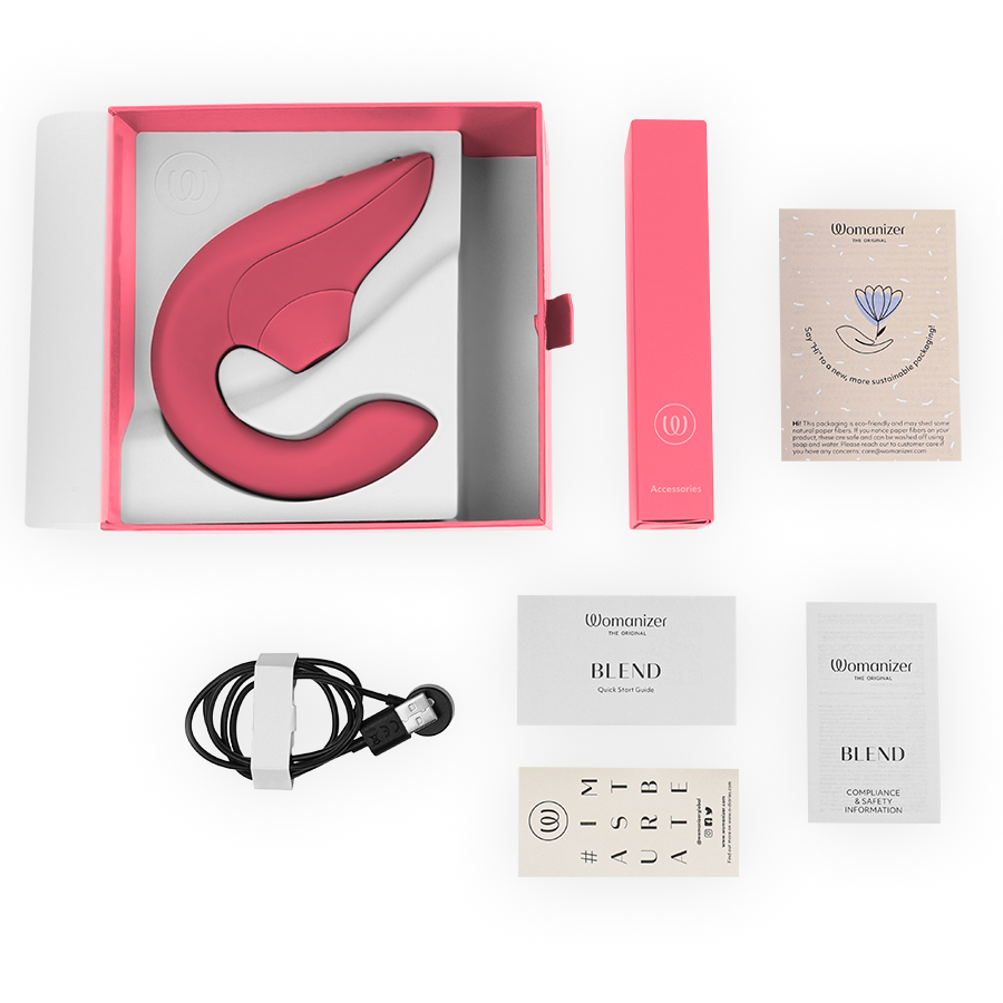Womanizer Blend Vibrant Rose Stimolatore Rabbit Premium - immagine 6