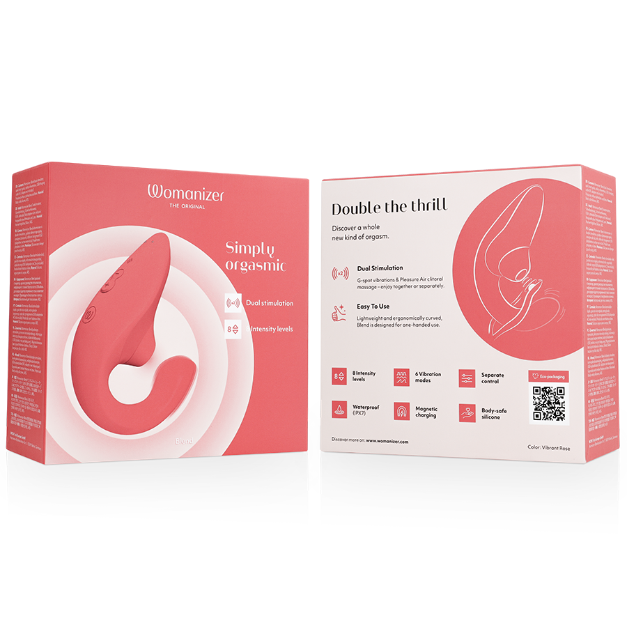 Womanizer Blend Vibrant Rose Stimolatore Rabbit Premium - immagine 7