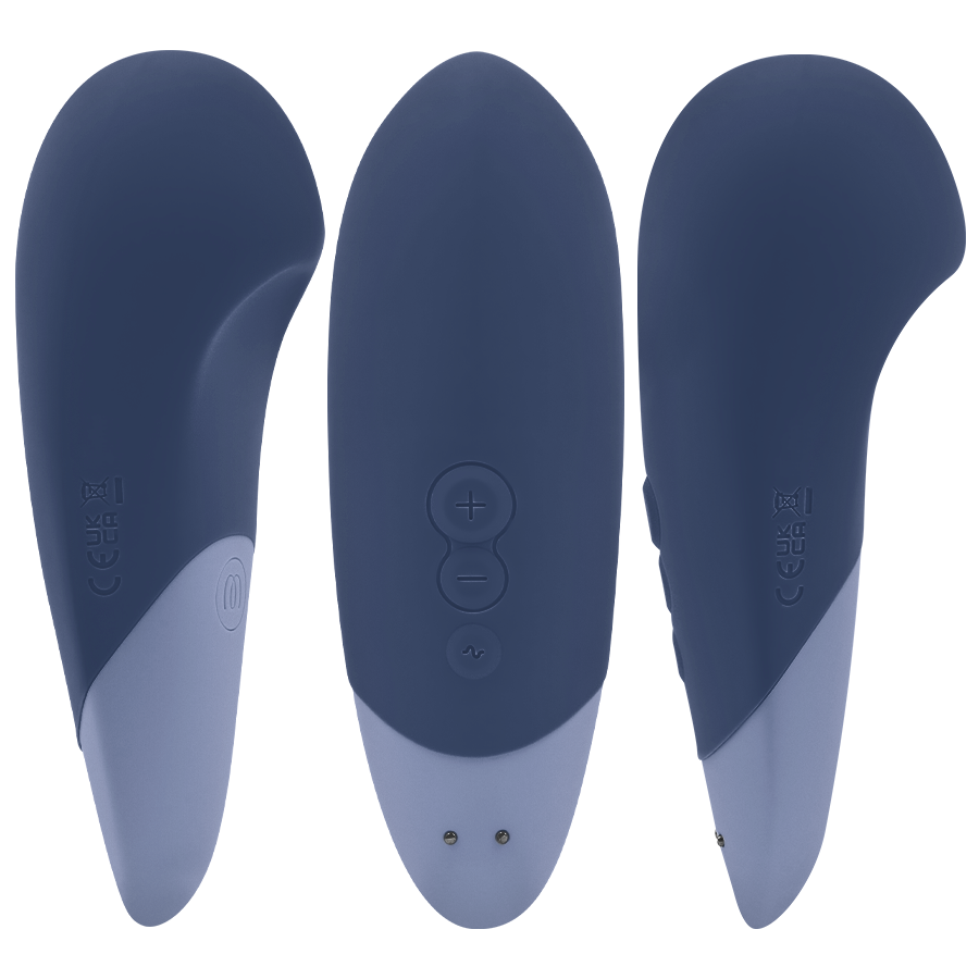 Womanizer Vibe Lay-On Vibratore Clitorideo Silenzioso Blu - immagine 2