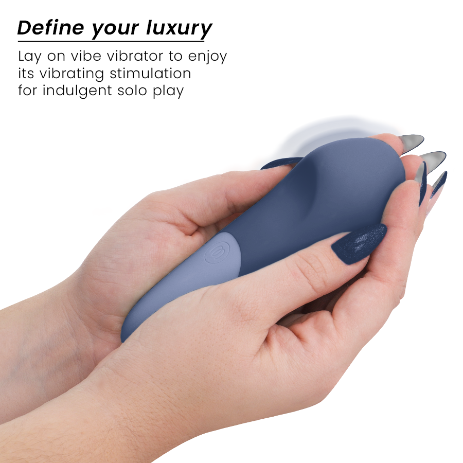 Womanizer Vibe Lay-On Vibratore Clitorideo Silenzioso Blu - immagine 3
