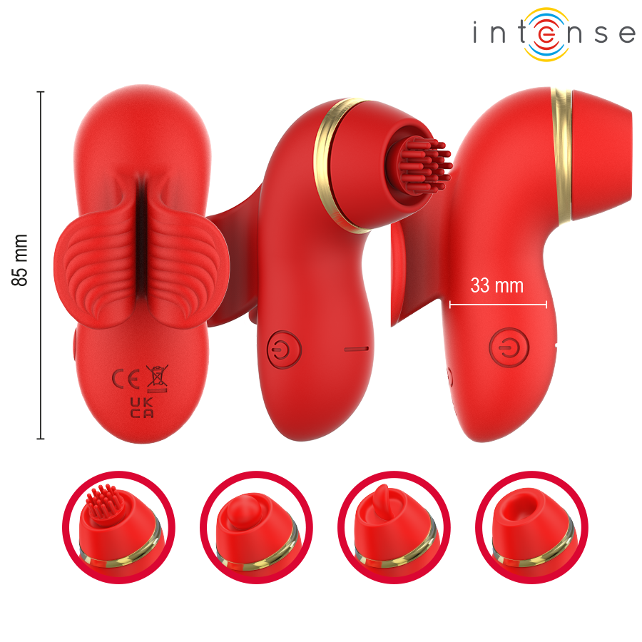Intense Patty Stimolatore Multifunzione con 4 Testine Premium - immagine 4