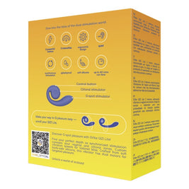 Snail Vibe Gizi Lite Vibratore Doppio Punto G Premium Viola - immagine 5