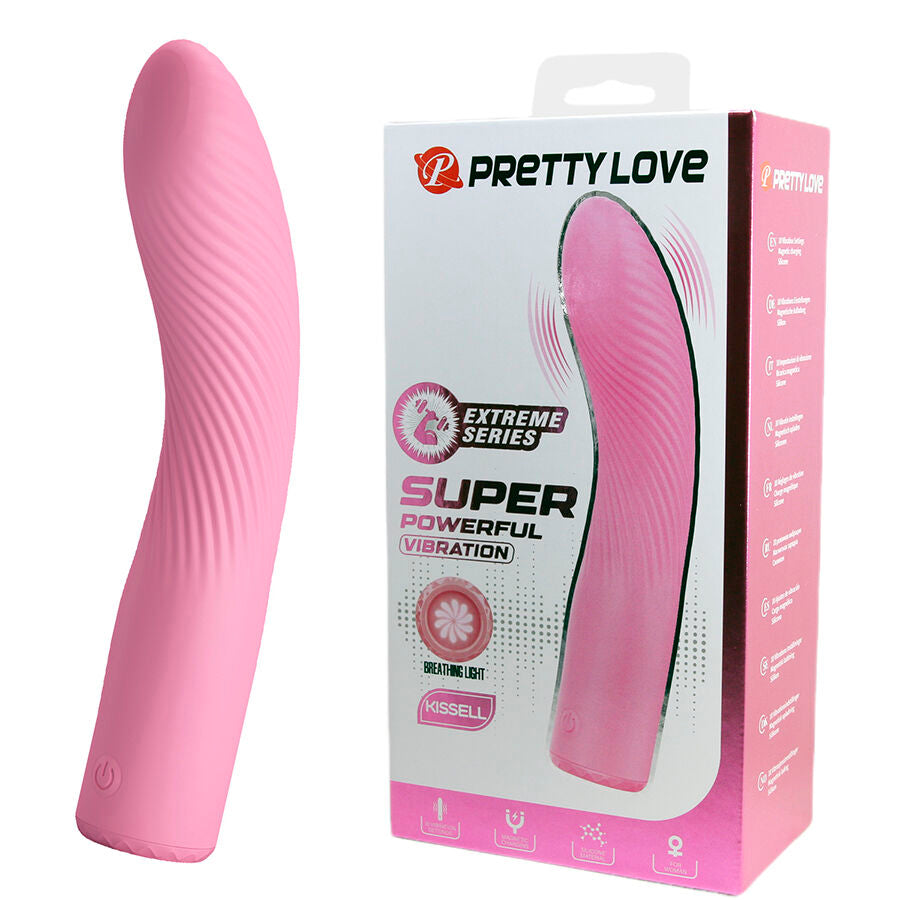 Intense Kisell Vibratore in Silicone per Punto G Rosa Premium - immagine 2