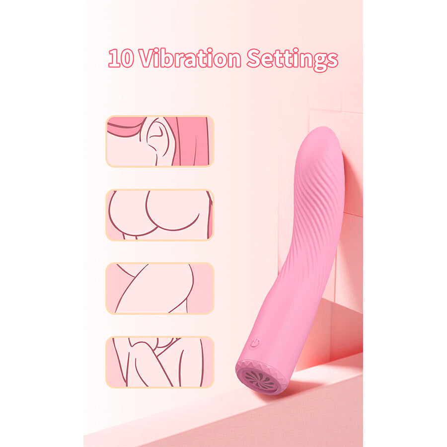 Intense Kisell Vibratore in Silicone per Punto G Rosa Premium - immagine 11