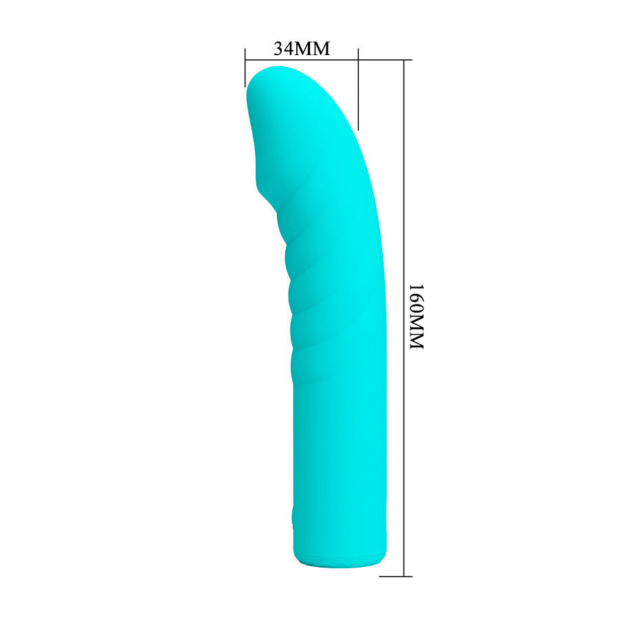 Intense Rylan Vibratore Punto G in Silicone Premium Blu - immagine 5