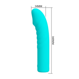 Intense Rylan Vibratore Punto G in Silicone Premium Blu - immagine 5