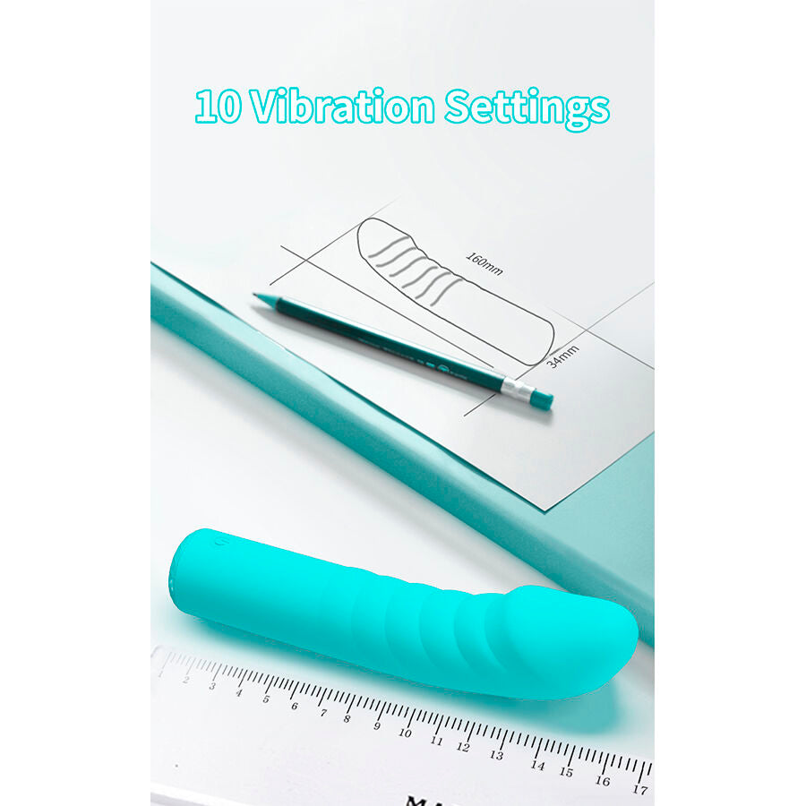 Intense Rylan Vibratore Punto G in Silicone Premium Blu - immagine 8