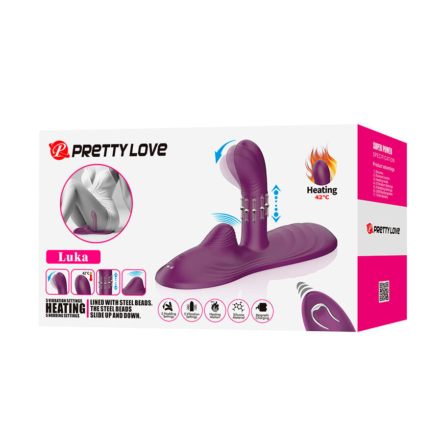 Control Luka Vibratore Hi-Tech con Effetto Calore e Telecomando - immagine 10