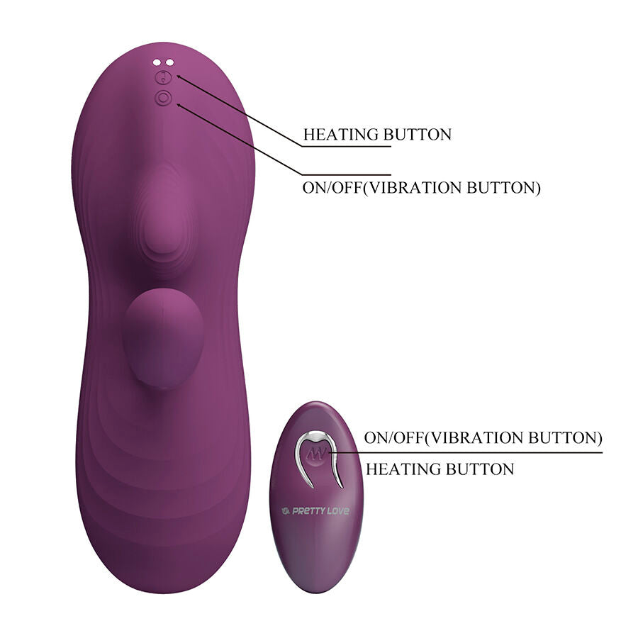 Control Luka Vibratore Hi-Tech con Effetto Calore e Telecomando - immagine 8