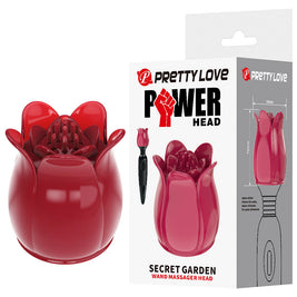 Intense Secret Garden Testina Massaggiante Rosa in Silicone - immagine 2