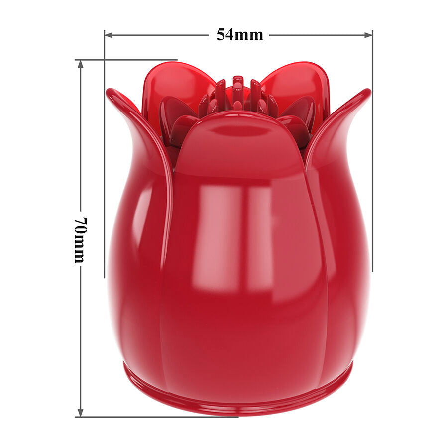 Intense Secret Garden Testina Massaggiante Rosa in Silicone - immagine 8