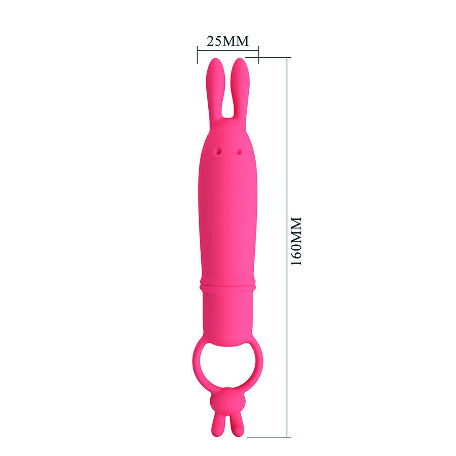Pretty Love Delia Vibratore Doppio con Anello in Silicone - immagine 8
