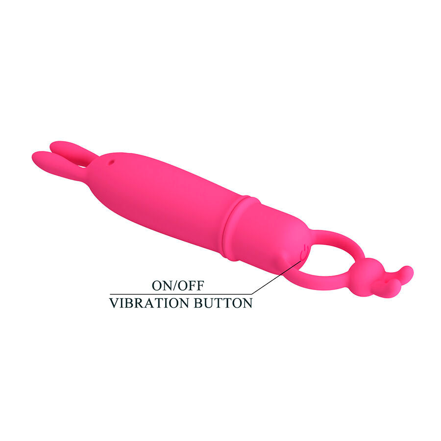 Pretty Love Delia Vibratore Doppio con Anello in Silicone - immagine 7