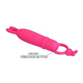 Pretty Love Delia Vibratore Doppio con Anello in Silicone - immagine 7