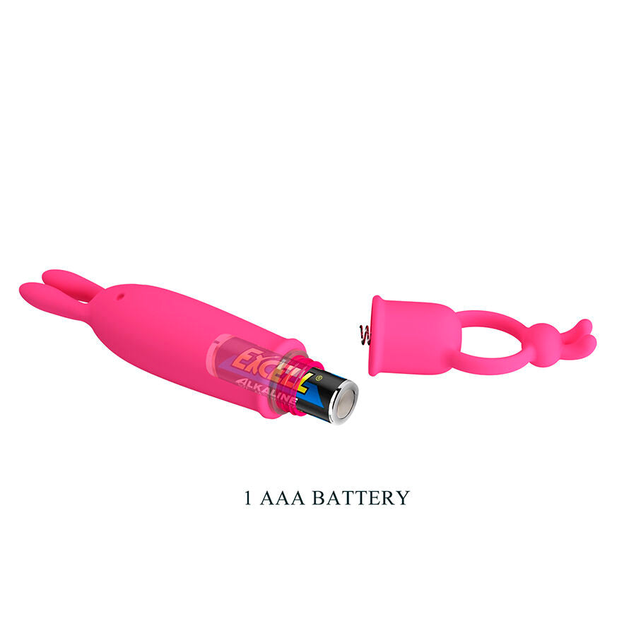 Pretty Love Delia Vibratore Doppio con Anello in Silicone - immagine 6