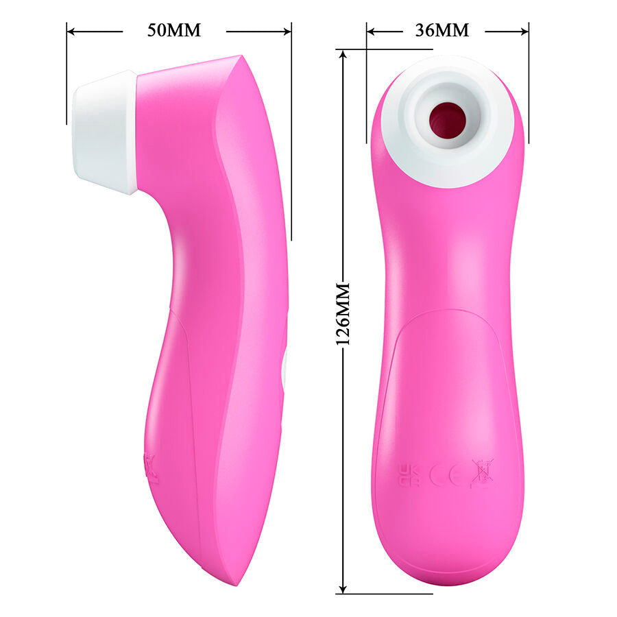 Romance Stimolatore Clitorideo ad Aria Pulsante in Silicone Rosa - immagine 10