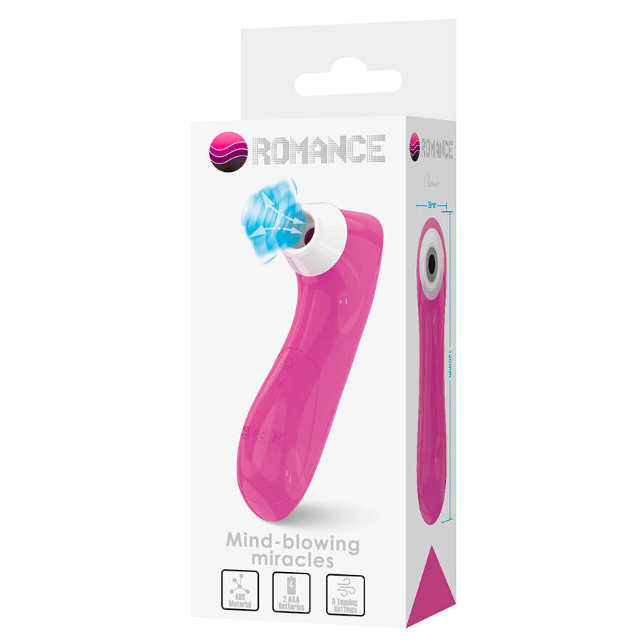 Romance Stimolatore Clitorideo ad Aria Pulsante in Silicone Rosa - immagine 11