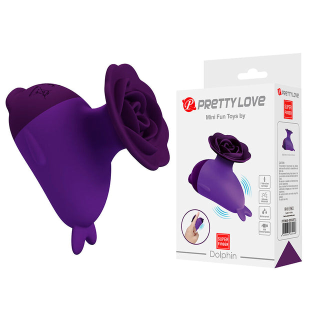 Fun Toys Dolphin Mini Stimolatore Compatto con Clip Vibrante