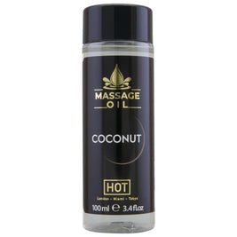 Hot Olio da Massaggio al Cocco 100ml Premium Body-Safe