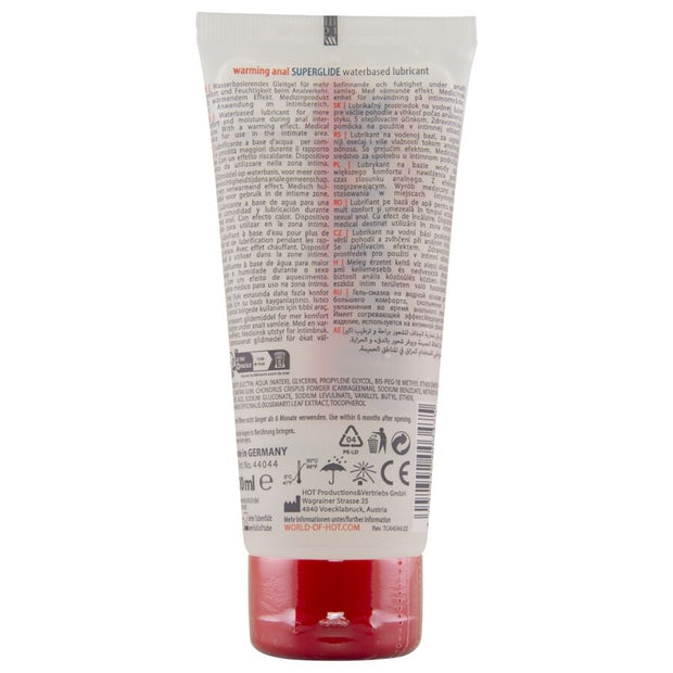 Hot Superglide Lubrificante Riscaldante Base Acqua 100ml - immagine 2