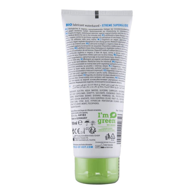 Hot Bio Xtreme Lubrificante Base Acqua 100ml Body-Safe - immagine 2
