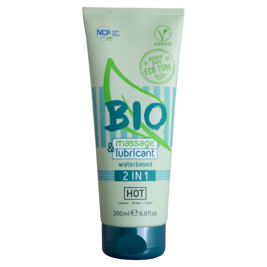 Hot BIO Lubrificante e Massaggio 2 in 1 Base Acqua 200ml
