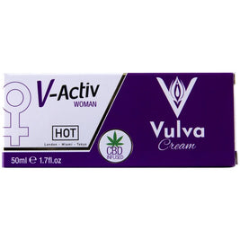 Hot Crema Vulva con CBD 50ml - Benessere Intimo Naturale - immagine 4