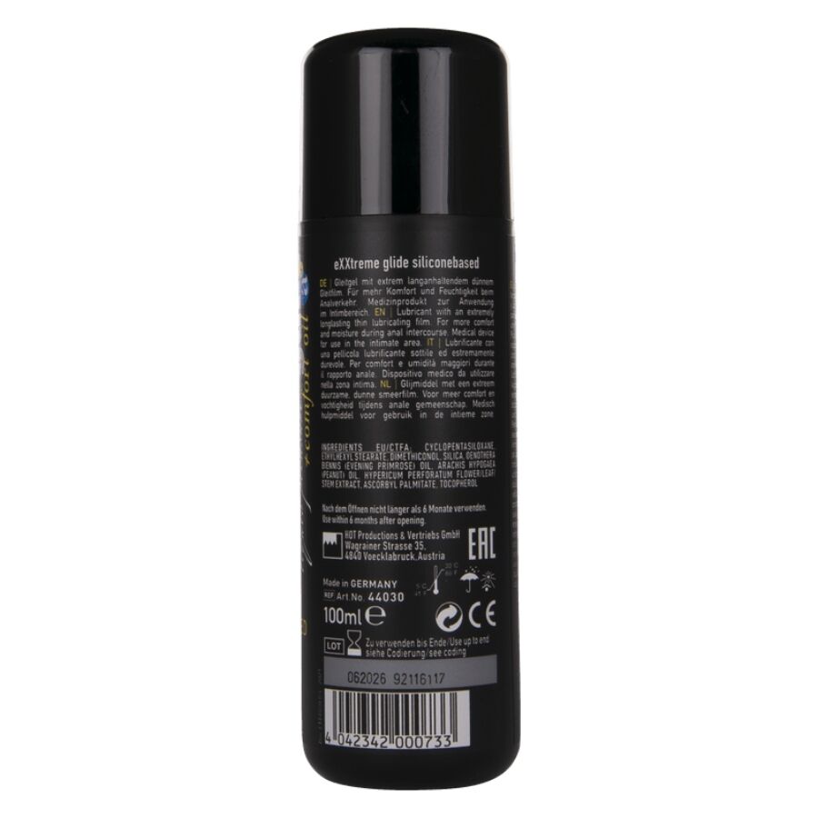 Hot Exxtreme Glide Lubrificante Silicone con Olio Comfort 100ml - immagine 3