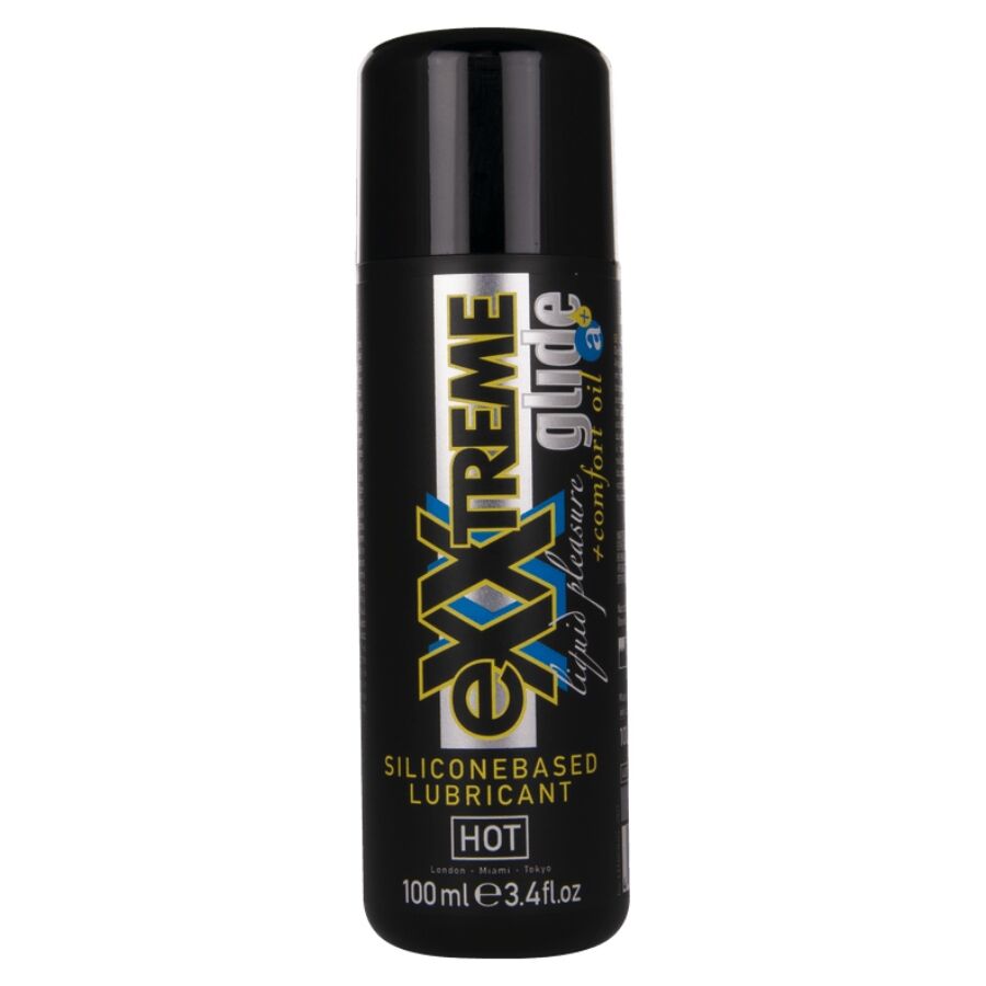 Hot Exxtreme Glide Lubrificante Silicone con Olio Comfort 100ml