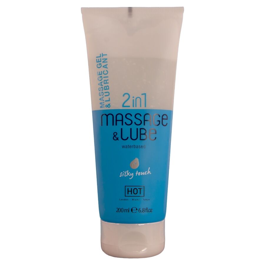 Hot Massage & Glide Gel 2in1 Tocco Setoso 200ml Base Acqua