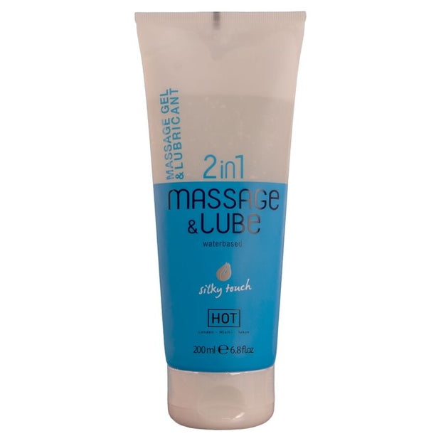 Hot Massage & Glide Gel 2in1 Tocco Setoso 200ml Base Acqua