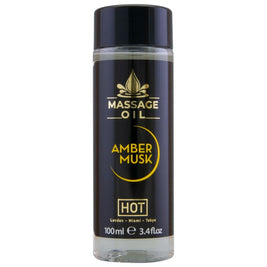 Hot Olio da Massaggio Ambra e Muschio 100ml Premium