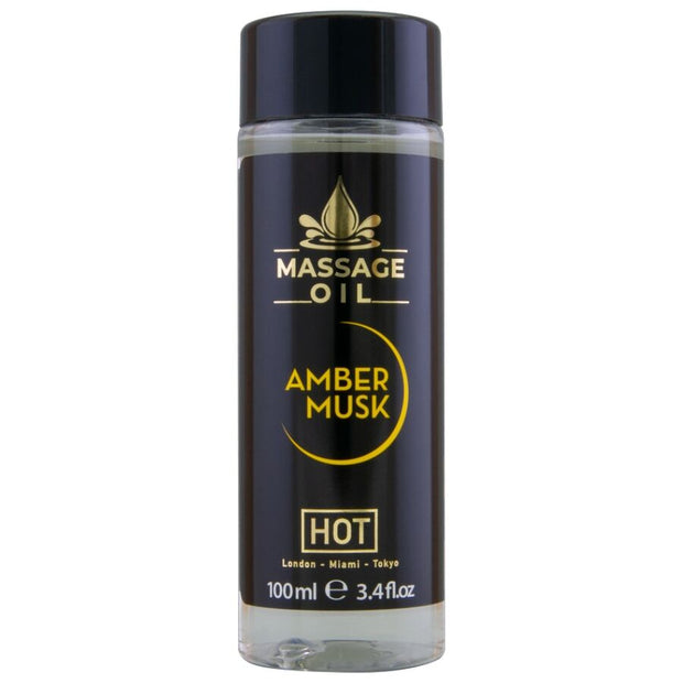 Hot Olio da Massaggio Ambra e Muschio 100ml Premium