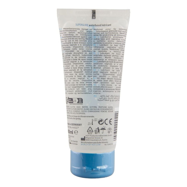 Hot Superglide Liquid Pleasure Lubrificante Base Acqua 100ml - immagine 2