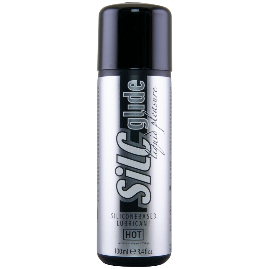 Hot Silc Glide Lubrificante Base Silicone 100ml Premium
