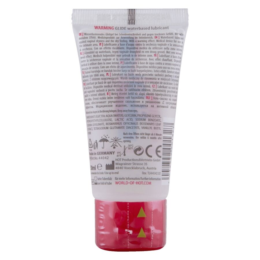 Hot Lubrificante Liquido Riscaldante Base Acqua 30ml Premium - immagine 2
